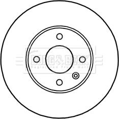 Borg & Beck BBD5249 - Kočioni disk www.molydon.hr