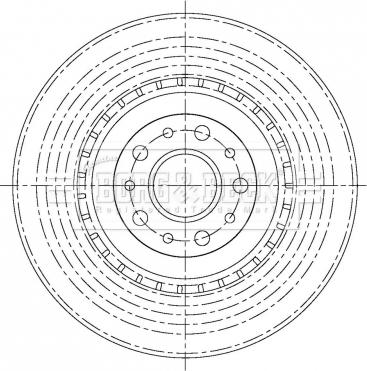 Borg & Beck BBD5245 - Kočioni disk www.molydon.hr