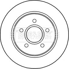 Borg & Beck BBD5241 - Kočioni disk www.molydon.hr