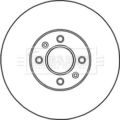 Borg & Beck BBD5243 - Kočioni disk www.molydon.hr