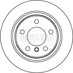 Borg & Beck BBD5265 - Kočioni disk www.molydon.hr