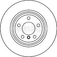 Borg & Beck BBD5260 - Kočioni disk www.molydon.hr