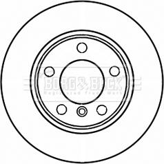 Borg & Beck BBD5263 - Kočioni disk www.molydon.hr