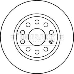 Borg & Beck BBD5200 - Kočioni disk www.molydon.hr