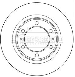 Borg & Beck BBD5289 - Kočioni disk www.molydon.hr