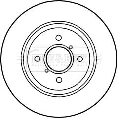 Borg & Beck BBD5280 - Kočioni disk www.molydon.hr