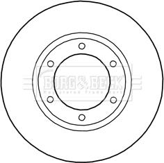 Borg & Beck BBD5288 - Kočioni disk www.molydon.hr