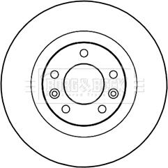 Borg & Beck BBD5235 - Kočioni disk www.molydon.hr