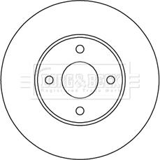 Borg & Beck BBD5237 - Kočioni disk www.molydon.hr