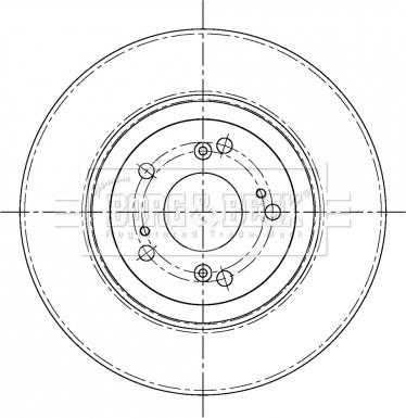 Borg & Beck BBD5220 - Kočioni disk www.molydon.hr