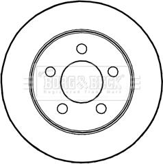 Borg & Beck BBD5227 - Kočioni disk www.molydon.hr