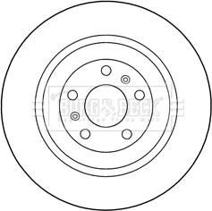 Borg & Beck BBD5274 - Kočioni disk www.molydon.hr