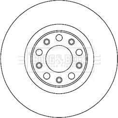 Borg & Beck BBD5271 - Kočioni disk www.molydon.hr