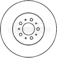 Borg & Beck BBD5761S - Kočioni disk www.molydon.hr