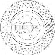 Borg & Beck BBD5781S - Kočioni disk www.molydon.hr