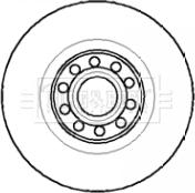 Borg & Beck BBD5730S - Kočioni disk www.molydon.hr