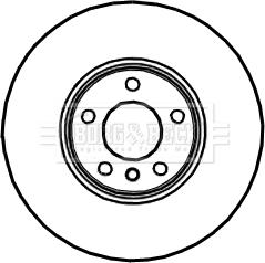 Borg & Beck BBD5729S - Kočioni disk www.molydon.hr