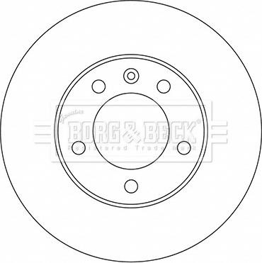 Borg & Beck BBD5722S - Kočioni disk www.molydon.hr