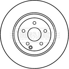 Borg & Beck BBD6049S - Kočioni disk www.molydon.hr