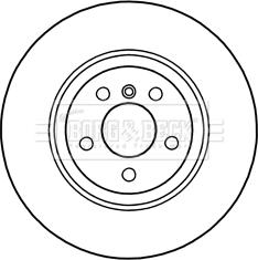 Borg & Beck BBD6041S - Kočioni disk www.molydon.hr