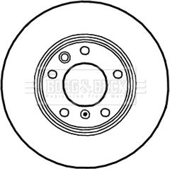 Borg & Beck BBD6052S - Kočioni disk www.molydon.hr