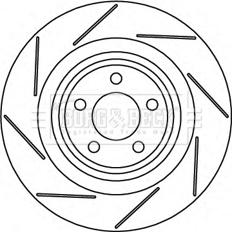 Borg & Beck BBD6007S - Kočioni disk www.molydon.hr