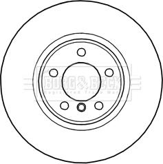 Borg & Beck BBD6010S - Kočioni disk www.molydon.hr