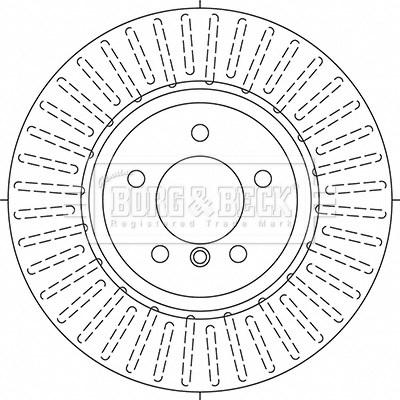 Borg & Beck BBD6031S - Kočioni disk www.molydon.hr