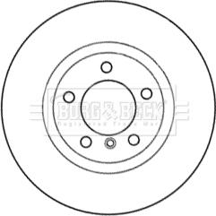 Borg & Beck BBD6033S - Kočioni disk www.molydon.hr