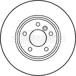 Borg & Beck BBD6027S - Kočioni disk www.molydon.hr