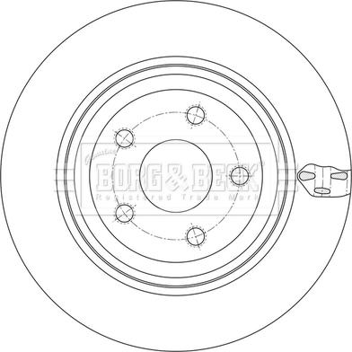 Borg & Beck BBD6140S - Kočioni disk www.molydon.hr