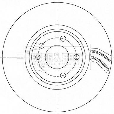 Borg & Beck BBD6163S - Kočioni disk www.molydon.hr