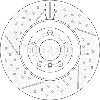 Borg & Beck BBD6171S - Kočioni disk www.molydon.hr