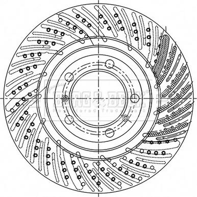 Borg & Beck BBD6206S - Kočioni disk www.molydon.hr