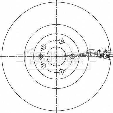 Borg & Beck BBD6210S - Kočioni disk www.molydon.hr