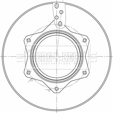 Borg & Beck BBD32649 - Kočioni disk www.molydon.hr