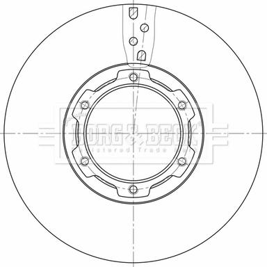 Borg & Beck BBD32644 - Kočioni disk www.molydon.hr