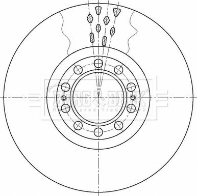 Borg & Beck BBD32655 - Kočioni disk www.molydon.hr