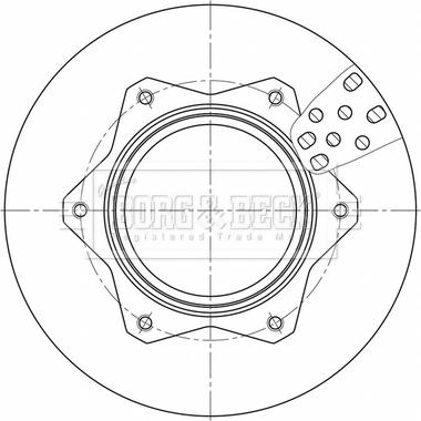 Borg & Beck BBD32652 - Kočioni disk www.molydon.hr