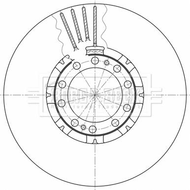 Borg & Beck BBD32657 - Kočioni disk www.molydon.hr