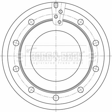 Borg & Beck BBD32665 - Kočioni disk www.molydon.hr