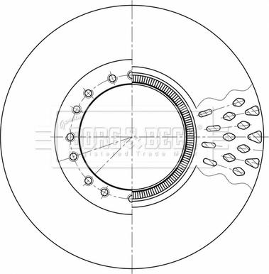 Borg & Beck BBD32605 - Kočioni disk www.molydon.hr