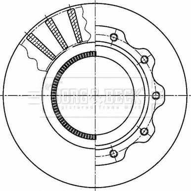 Borg & Beck BBD32617 - Kočioni disk www.molydon.hr