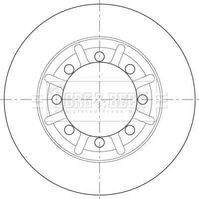 Borg & Beck BBD32626 - Kočioni disk www.molydon.hr