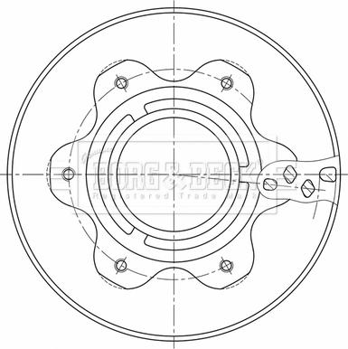 Borg & Beck BBD32859 - Kočioni disk www.molydon.hr