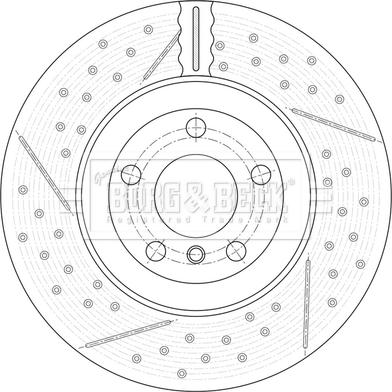 Borg & Beck BBD7009S - Kočioni disk www.molydon.hr