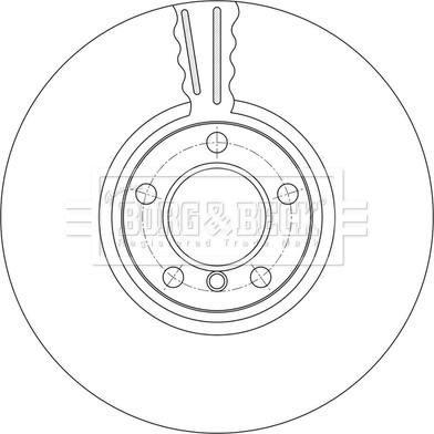 Borg & Beck BBD7001S - Kočioni disk www.molydon.hr