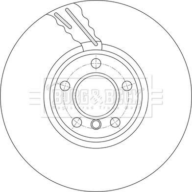 Borg & Beck BBD7003S - Kočioni disk www.molydon.hr