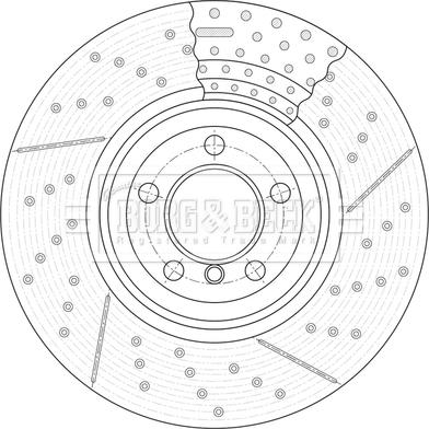 Borg & Beck BBD7007S - Kočioni disk www.molydon.hr