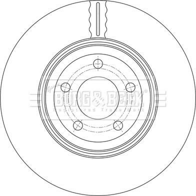 Borg & Beck BBD7014S - Kočioni disk www.molydon.hr